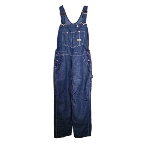 Vintage Sears Toughskins Union Made Overalls Men 34x32 USA Workwear Perma-Press - Picture 1 of 5